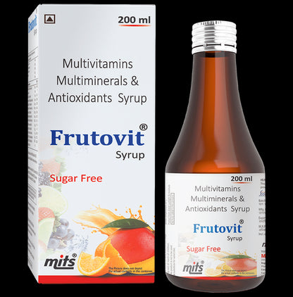 Frutovit Sugar Free Syrup - Classic Derma