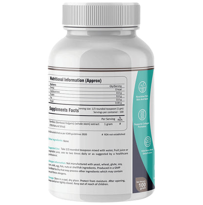 Functional Medicine Nutrition Opti-Silica Bamboo Extract Powder