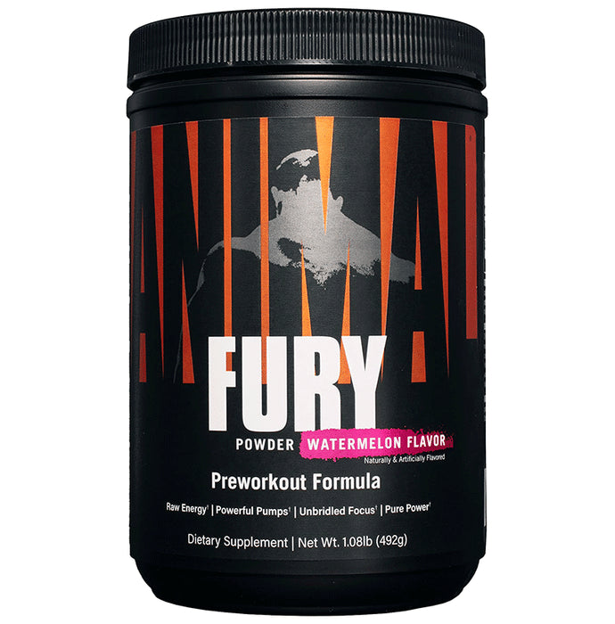 Fury Pre-Workout Formula Powder Watermelon - Classic Derma