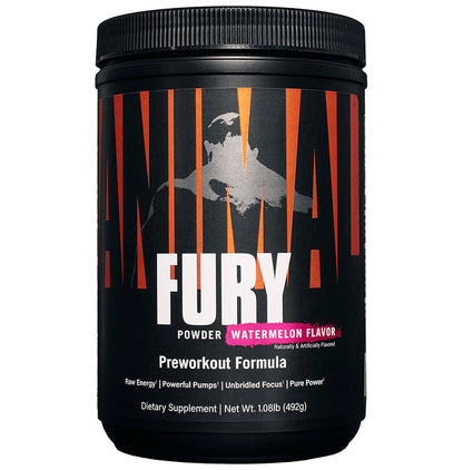 Fury Pre-Workout Formula Powder Watermelon - Classic Derma
