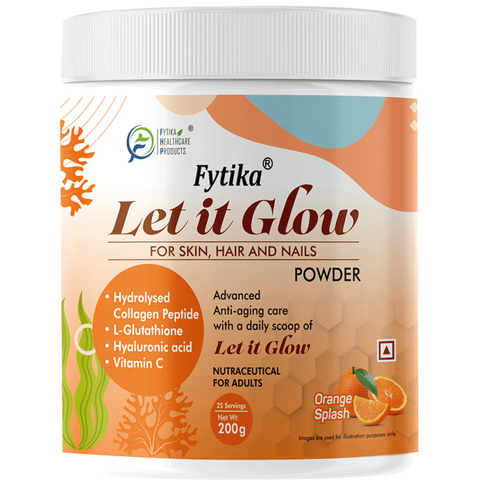 Fytika Let It Glow for Skin, Hair and Nails Powder Orange Splash - Classic Derma