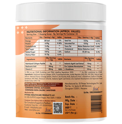 Fytika Let It Glow for Skin, Hair and Nails Powder Orange Splash