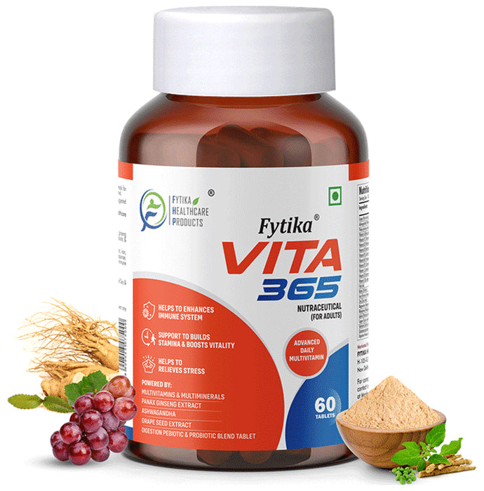 Fytika VITA 365 Daily Multivitamin for Immunity, Stamina & Fatigue Reduction | Tablet