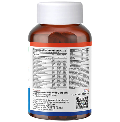 Fytika VITA 365 Daily Multivitamin for Immunity, Stamina & Fatigue Reduction | Tablet