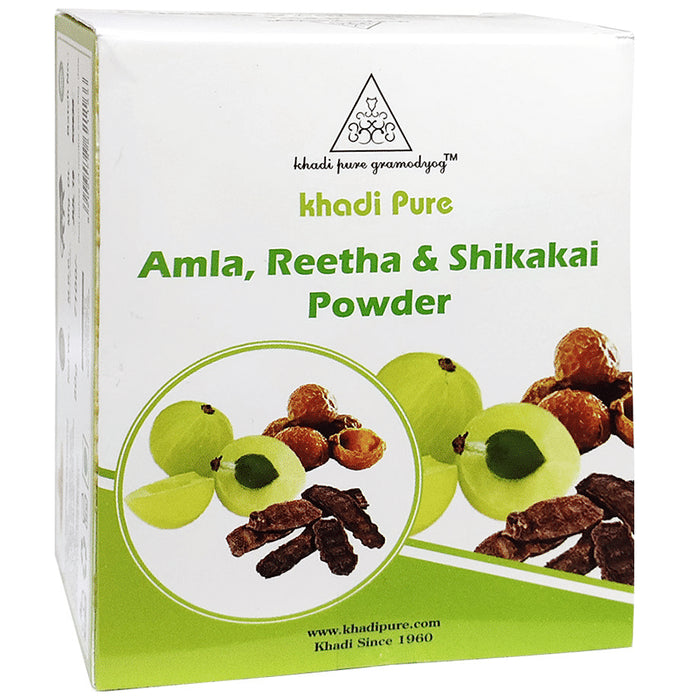 Khadi Pure Amla, Reetha & Shikakai Powder - Classic Derma