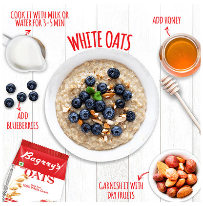 Bagrry's White Oats for Weight Management & Cholesterol Reduction
