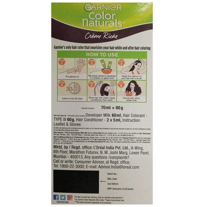 Garnier Color Naturals Creme Rich Hair Color Brown