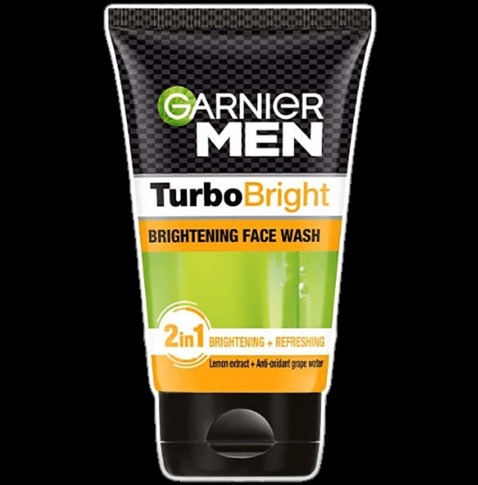 Garnier Men Face Wash Turbo Bright Brightening - Classic Derma