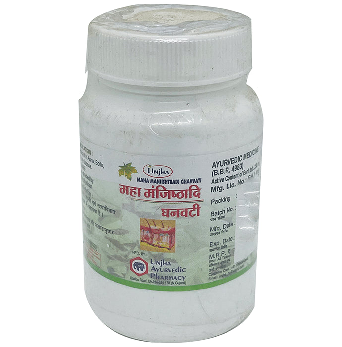 Unjha Maha Manjishthadi Ghanvati - Classic Derma