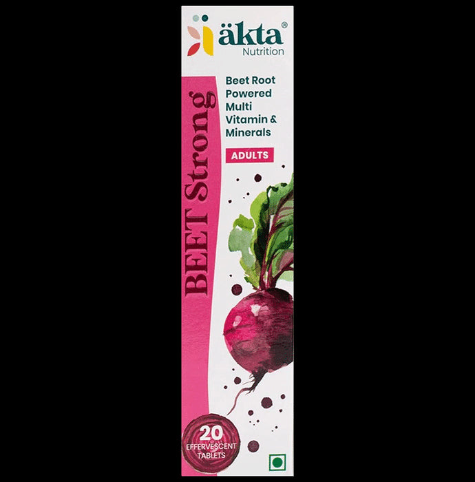 Akta Nutrition Beet Strong Effervescent Tablet - Classic Derma