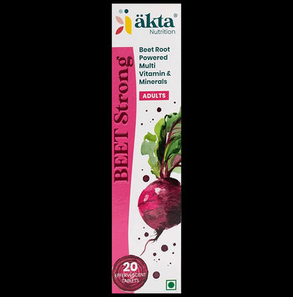 Akta Nutrition Beet Strong Effervescent Tablet - Classic Derma