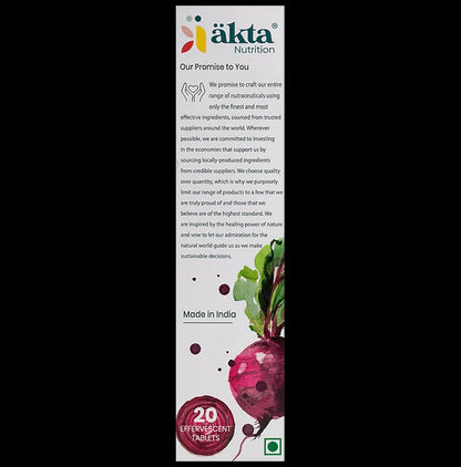 Akta Nutrition Beet Strong Effervescent Tablet