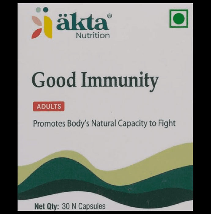 Akta Nutrition Good Immunity Adults Capsule | Immunity Booster | Multivitamin | Vitamin Booster|immunity for Good Health | Health Booster Capsule - Classic Derma