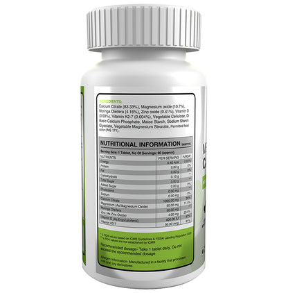 Genetic Nutrition Mega Calcium 1000mg Tablet