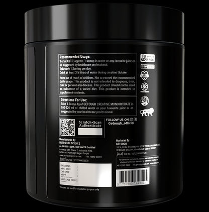 Getough Creatine Monohydrate Powder Watermelon