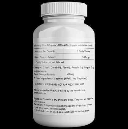 Giosun Beta Glucan 500mg Veg Capsule