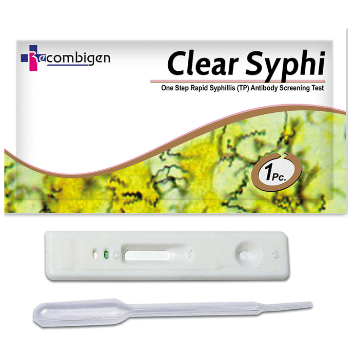Recombigen Clear Syphi Rapid Test Card Kit - Classic Derma