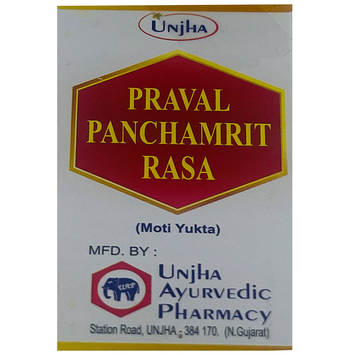 Unjha Praval Panchamrit Rasa (Moti Yukta) Powder - Classic Derma