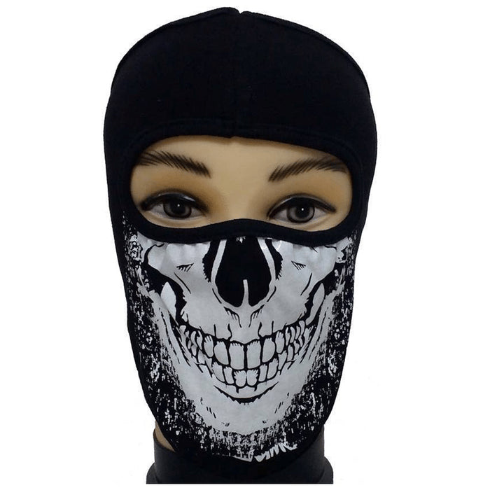 Alamdar Skull Full Mask Black - Classic Derma