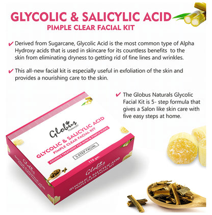 Globus Naturals Glycolic & Salicylic Acid Facial Kit