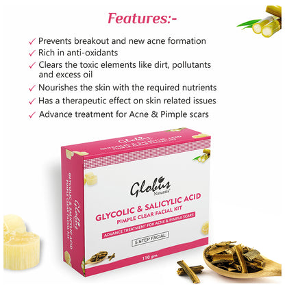 Globus Naturals Glycolic & Salicylic Acid Facial Kit