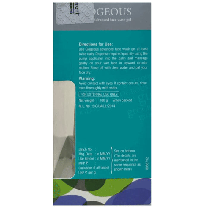 Glogeous Advanced Face Wash Gel