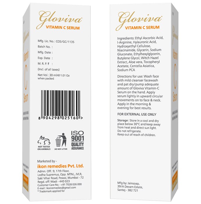 Gloviva Vitamin C Serum (30ml Each)