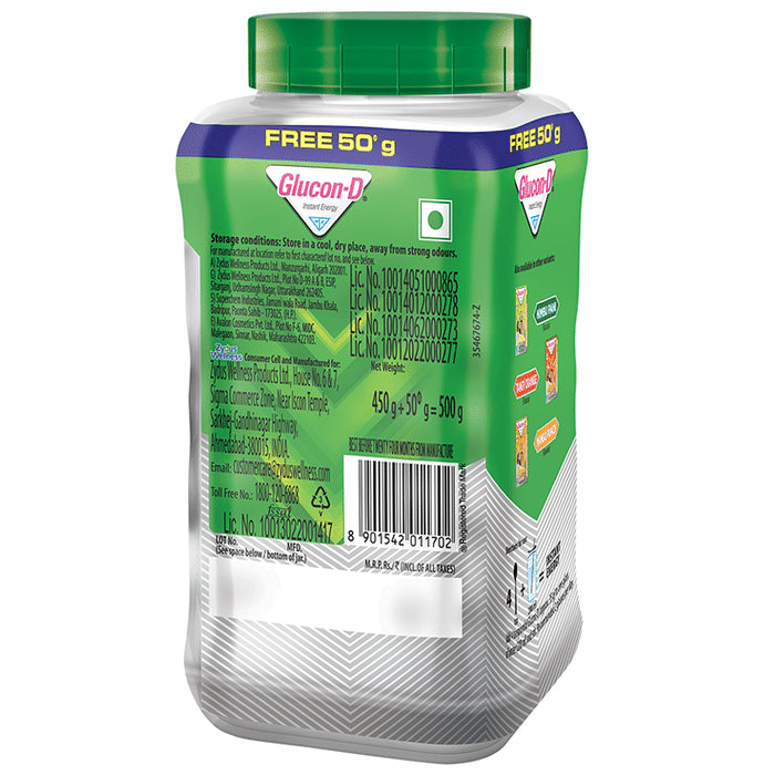 Glucon-D with Glucose, Calcium, Vitamin C & Sucrose | Nutrition Booster
