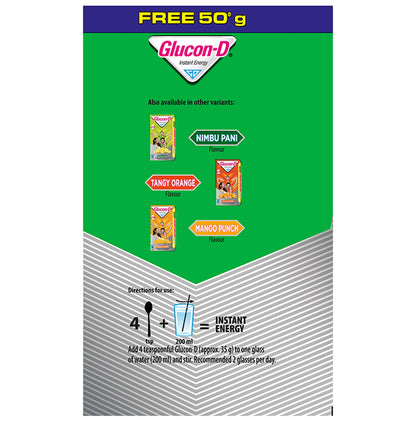 Glucon-D with Glucose, Calcium, Vitamin C & Sucrose | Nutrition Booster