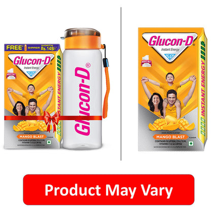 Glucon-D with Glucose, Calcium, Vitamin C & Sucrose | Nutrition Booster Mango Blast Powder
