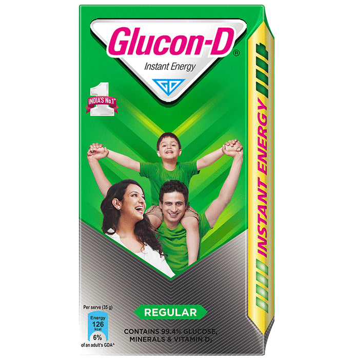 Glucon-D with Glucose, Calcium, Vitamin C & Sucrose | Nutrition Booster Regular - Classic Derma