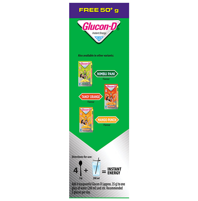 Glucon-D with Glucose, Calcium, Vitamin C & Sucrose | Nutrition Booster Regular