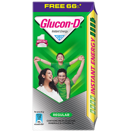 Glucon-D with Glucose, Calcium, Vitamin C & Sucrose | Nutrition Booster Regular - Classic Derma