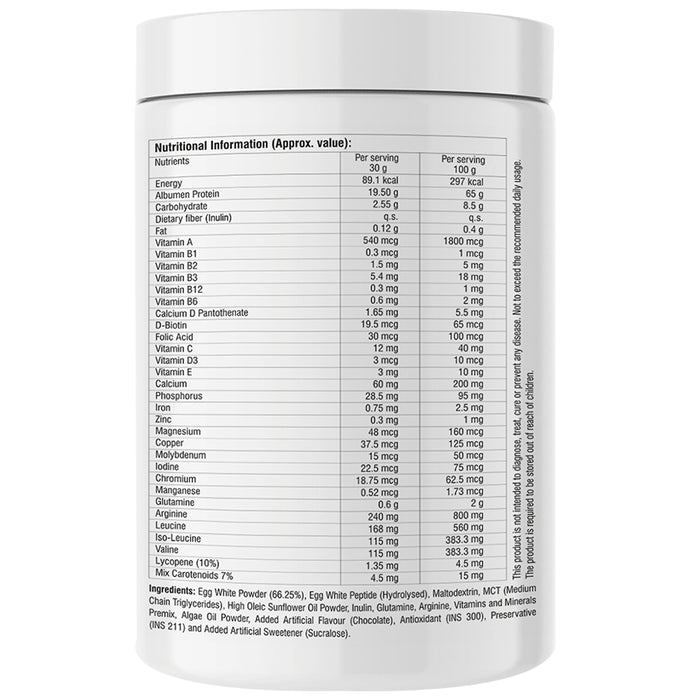 Albumune Powder Chocolate Gluten Free