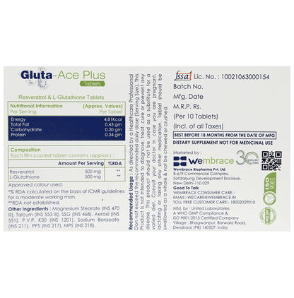 Gluta-Ace Plus Tablet