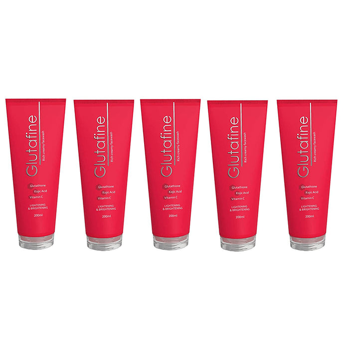 Glutafine Rich Creamy Face Wash (200ml Each) - Classic Derma