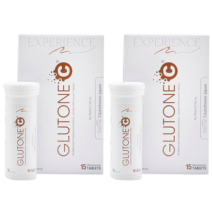 Glutone Glutone C (15 Effervescent Tablet Each) - Classic Derma