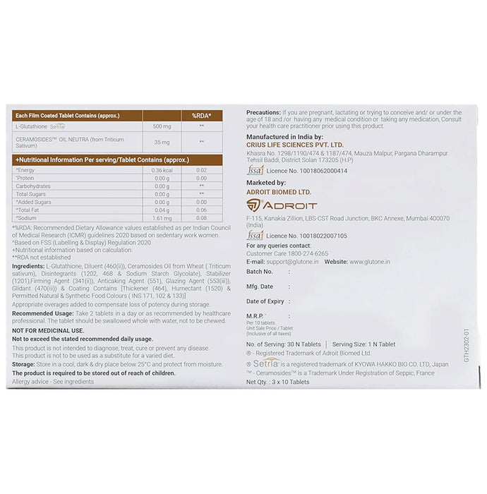 Glutone Hydra Tablet