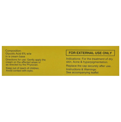 Glyco 6 Glycolic Acid Cream | For Dry Skin, Acne & Hyperpigmentation