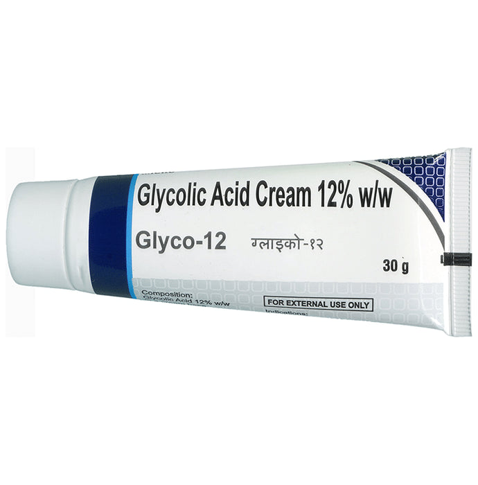 Glyco-12 Glycolic Acid Cream | For Dry Skin, Acne & Hyperpigmentation