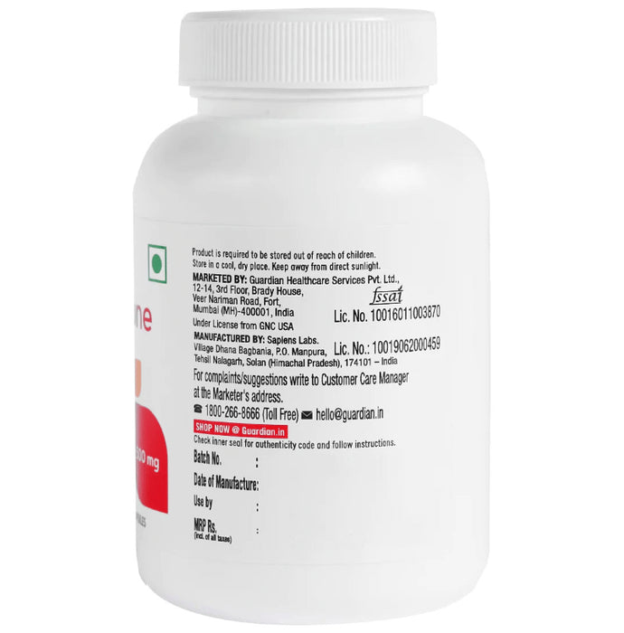 GNC Glutathione 500mg Vegetarian Capsule