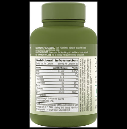 GNC Herbal Plus Garcinia Cambogia 500mg Capsule