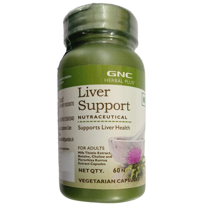 GNC Herbal Plus Liver Support Vegetarian Capsule - Classic Derma