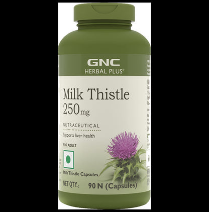 GNC Herbal Plus Milk Thistle 250mg Capsule - Classic Derma