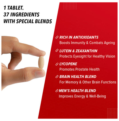 GNC Mega Men 50 Plus | With Antioxidants for Heart & Prostate Support | Tablet