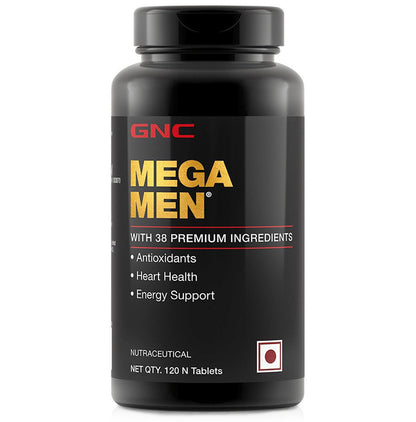 GNC Mega Men with Multivitamin and Multimineral for Heart, Energy & Antioxidant Support | Tablet