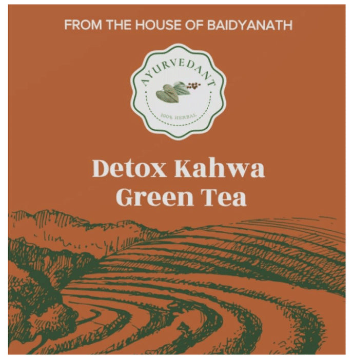 Baidyanath Ayurvedant Detox Kahwa Green Tea (10 Each) - Classic Derma