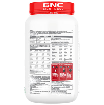 GNC Pro Performance 100% Whey Protein | With Digestive Enzymes & Electrolytes | For Metabolism & Lean Muscles Recovery | Flavour Powder Chocolate Fudge