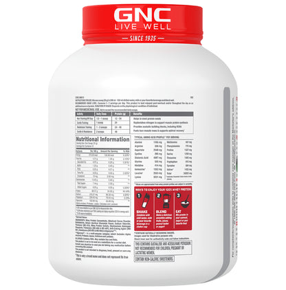 GNC Pro Performance 100% Whey Protein | With Digestive Enzymes & Electrolytes | For Metabolism & Lean Muscles Recovery | Flavour Powder Chocolate Fudge