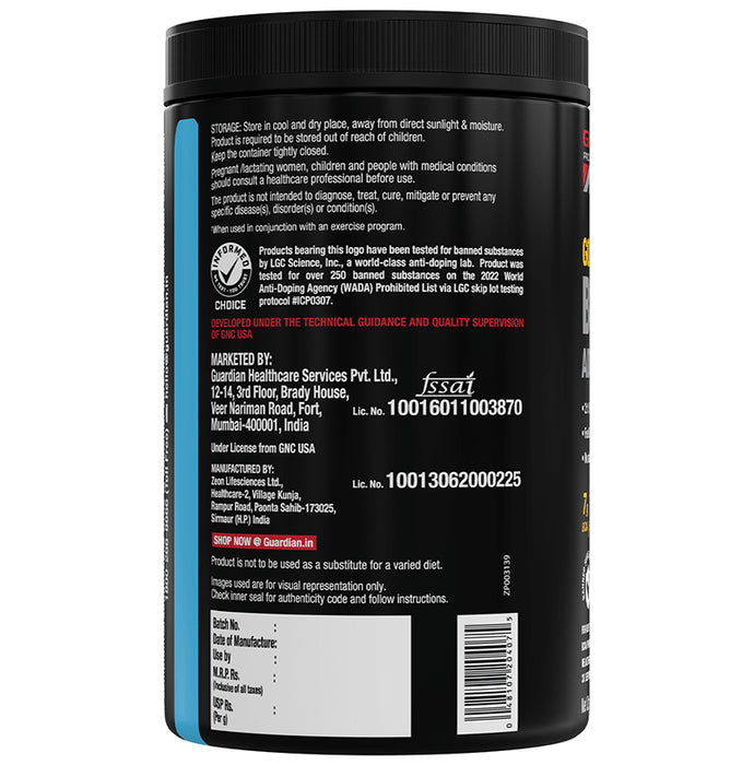 GNC Pro Performance AMP Gold Series BCAA Advanced | For Lean Muscles & Recovery | Flavour Green Apple